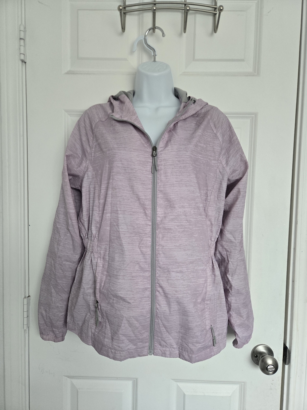 New Balance Light Pink Hooded Windbreaker Jacket